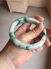 Load image into Gallery viewer, 59mm 100% natural Type A sunny green purple jadeite jade bangle BM74