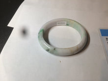 Load image into Gallery viewer, 50.5mm Certified Type A 100% Natural sunny green/purple/yellow(FU LU Shou) oval Jadeite Jade bangle AK53-1221