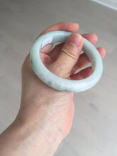 Load image into Gallery viewer, 54.6mm 100% natural sunny green/white/purple jadeite jade bangle BN43