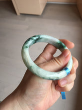 Load image into Gallery viewer, 59mm 100% natural Type A sunny green purple jadeite jade bangle BM74