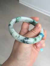 Load image into Gallery viewer, 59mm 100% natural Type A sunny green purple jadeite jade bangle BM74