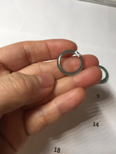Load image into Gallery viewer, 15.5mm size 4 3/4 100% natural type A icy watery green/blue icy watery Guatemala jadeite jade band ring group PA220