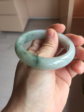 Load image into Gallery viewer, 52.3mm Certified Type A 100% Natural light green white Jadeite bangle PB290-3360