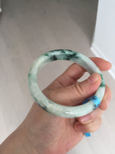 Load image into Gallery viewer, 59mm 100% natural Type A sunny green purple jadeite jade bangle BM74