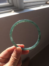 Load image into Gallery viewer, 59.5mm Certified Type A 100% Natural dark green/blue/gray/black Guatemala Jadeite bangle PJ97-3444