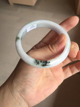 Load image into Gallery viewer, 54.5mm certified 100% natural Type A sunny green/purple/white jadeite jade bangle PB229-2825