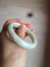 Load image into Gallery viewer, 55.7mm 100% natural Type A sunny green/brown/white jadeite jade bangle R97-3332