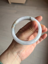 Load image into Gallery viewer, 57mm Certified Type A 100% Natural icy watery white Jadeite Jade bangle BM77-7067