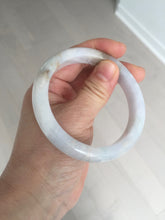 Load image into Gallery viewer, 57mm Certified Type A 100% Natural icy watery white Jadeite Jade bangle BM77-7067