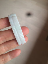 Load image into Gallery viewer, 100% natural type A yellow/white/green carved feather jadeite jade braided adjustable slider bracelet AX39