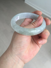 Load image into Gallery viewer, 56mm Certified Type A 100% Natural icy watery light green purple jadeite Jade bangle BK124-3398