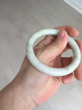 Load image into Gallery viewer, 54.5mm Certified Type A 100% Natural light green purple yellow round cut Jadeite Jade bangle GL48-8-4051