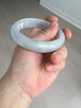 Load image into Gallery viewer, 56mm Certified Type A 100% Natural icy watery light green purple jadeite Jade bangle BK124-3398