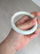 Load image into Gallery viewer, 54.5mm Certified Type A 100% Natural light green purple yellow round cut Jadeite Jade bangle GL48-8-4051