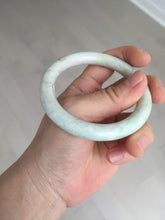Load image into Gallery viewer, 54.5mm Certified Type A 100% Natural light green purple yellow round cut Jadeite Jade bangle GL48-8-4051