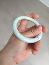 Load image into Gallery viewer, 54.5mm Certified Type A 100% Natural light green purple yellow round cut Jadeite Jade bangle GL48-8-4051