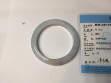 Load image into Gallery viewer, 51.8mm certified 100% natural Type A light green/yellow jadeite jade bangle AJ73-8588