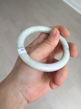 Load image into Gallery viewer, 54.5mm Certified Type A 100% Natural light green purple yellow round cut Jadeite Jade bangle GL48-8-4051