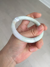 Load image into Gallery viewer, 54.5mm Certified Type A 100% Natural light green purple yellow round cut Jadeite Jade bangle GL48-8-4051