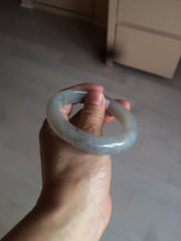 Load image into Gallery viewer, 55.9mm Certified Type A 100% Natural Icy watery white/gray/clear Jadeite Jade bangle BG20-5830