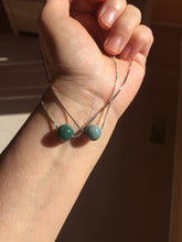 Load image into Gallery viewer, 10mm Type A 100% Natural light green dark green blue black gray Guatemala Jadeite Jade bead pendant group PB298 Add on item. No sale alone.