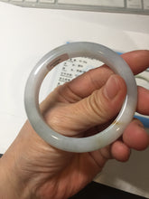 Load image into Gallery viewer, 51.8mm certified 100% natural Type A light green/yellow jadeite jade bangle AJ73-8588