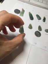 Load image into Gallery viewer, 100% Natural type A light green Jadeite Jade blessed melon pendant PC124-10