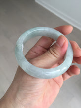 Load image into Gallery viewer, 51.4mm Certified Type A 100% Natural icy watery light green jadeite Jade bangle BK123-3400