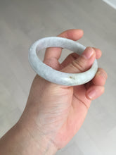 Load image into Gallery viewer, 56.5mm certified Type A 100% Natural purple white Jadeite Jade bangle D138-4044