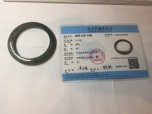 Load image into Gallery viewer, 50mm Certified Type A 100% Natural dark green/gray/black Jadeite Jade bangle PA7-3457 ($19.99 group)