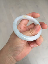 Load image into Gallery viewer, 51.8mm certified 100% natural Type A light green/yellow jadeite jade bangle AJ73-8588