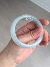 Load image into Gallery viewer, 53.4mm Certified Type A 100% Natural icy watery light green purple jadeite Jade bangle BK122-3397