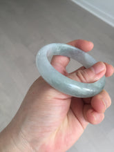 Load image into Gallery viewer, 53.4mm Certified Type A 100% Natural icy watery light green purple jadeite Jade bangle BK122-3397