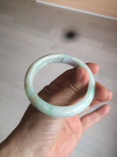 Load image into Gallery viewer, 54.7mm 100% natural Type A sunny green/brown/white jadeite jade bangle R95-3317