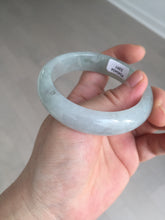 Load image into Gallery viewer, 53.4mm Certified Type A 100% Natural icy watery light green purple jadeite Jade bangle BK122-3397
