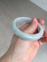 Load image into Gallery viewer, 53.4mm Certified Type A 100% Natural icy watery light green purple jadeite Jade bangle BK121-3399
