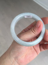 Load image into Gallery viewer, 53.4mm Certified Type A 100% Natural icy watery light green purple jadeite Jade bangle BK121-3399