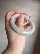 Load image into Gallery viewer, 58mm Certified type A 100% Natural light green/white Jadeite bangle AR118-0253