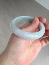 Load image into Gallery viewer, 53.4mm Certified Type A 100% Natural icy watery light green purple jadeite Jade bangle BK121-3399