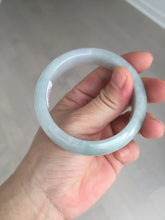Load image into Gallery viewer, 53.4mm Certified Type A 100% Natural icy watery light green purple jadeite Jade bangle BK121-3399
