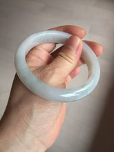 Load image into Gallery viewer, 58mm Certified type A 100% Natural light green/white Jadeite bangle AR118-0253