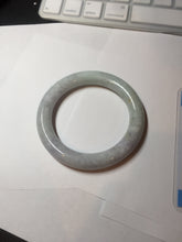 Load image into Gallery viewer, 56.6mm Certified 100% natural Type A light green purple brown chubby round cut jadeite jade bangle BQ14-5819