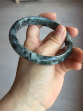 Load image into Gallery viewer, 62mm Certified Type A 100% Natural dark green red Jadeite bangle PD138-6234