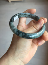 Load image into Gallery viewer, 62mm Certified Type A 100% Natural dark green red Jadeite bangle PD138-6234
