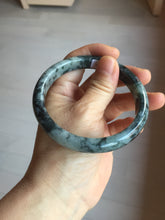 Load image into Gallery viewer, 62mm Certified Type A 100% Natural dark green red Jadeite bangle PD138-6234
