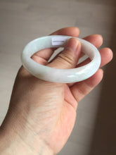 Load image into Gallery viewer, 52mm certified Type A 100% Natural sunny green/white/red oval Jadeite Jade bangle E92-0263