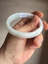 Load image into Gallery viewer, 52mm certified Type A 100% Natural sunny green/white/red oval Jadeite Jade bangle E92-0263