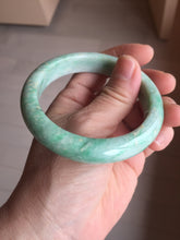 Load image into Gallery viewer, 56.5mm Certified Type A 100% Natural sunny green yellow Jadeite bangle J149-8123
