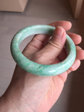 Load image into Gallery viewer, 56.5mm Certified Type A 100% Natural sunny green yellow Jadeite bangle J149-8123