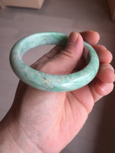 Load image into Gallery viewer, 56.5mm Certified Type A 100% Natural sunny green yellow Jadeite bangle J149-8123